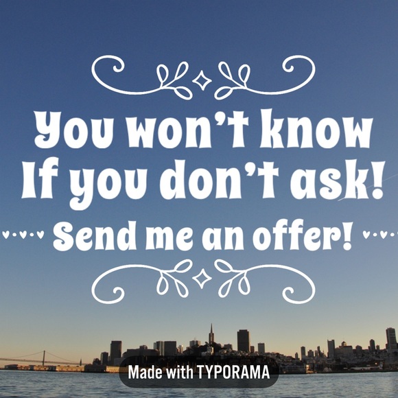 COPY - Send me an offer and I’ll be sure to reply - Picture 1 of 1